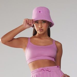 NWT Savage x Fenty Fuzz Fit Knit Bucket Hat Pink
